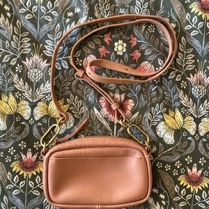 Madewell Great Gently Used Condition The Mini Carabiner Crossbody Bag Tan